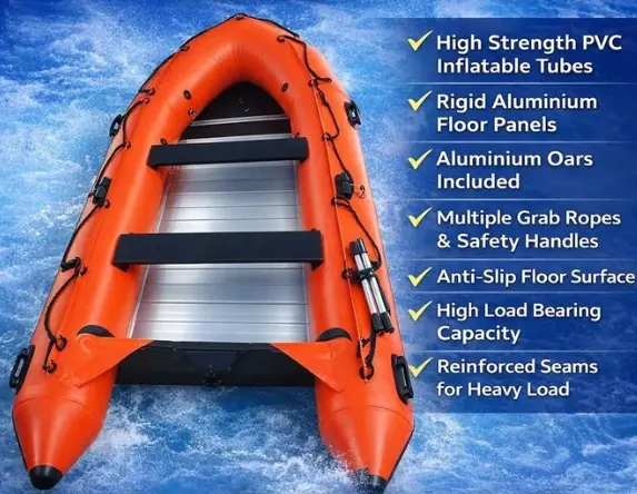 Inflatable Rubber boat with 30 Hp OBM