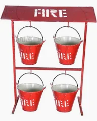 Fire Bucket with Stand