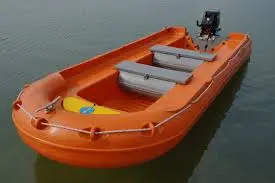  HDPE Rescue Boat with OBM